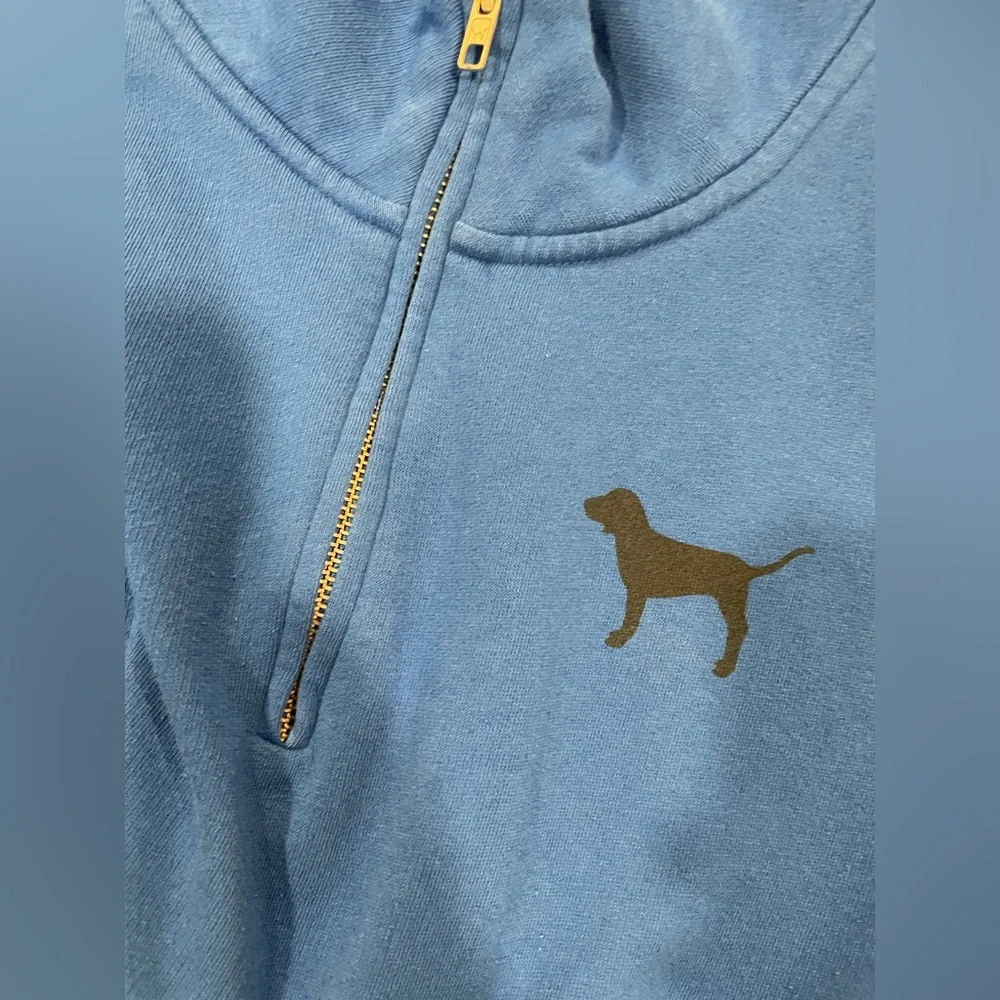 Love Pink 86 Victorias Secret Womens Pullover Quarter Zip
Sweatshirt Blue Size L - Picture 7 of 10